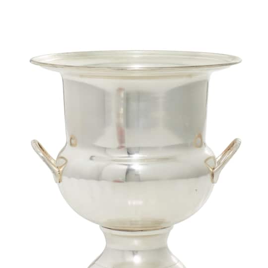 10" Silver Traditional Metal Wine Bucket